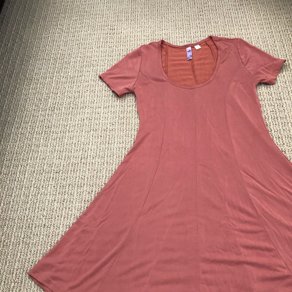 Burnt orange dress